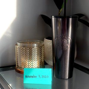 BRAND NEW  Black Glitter Gradient Stainless steel